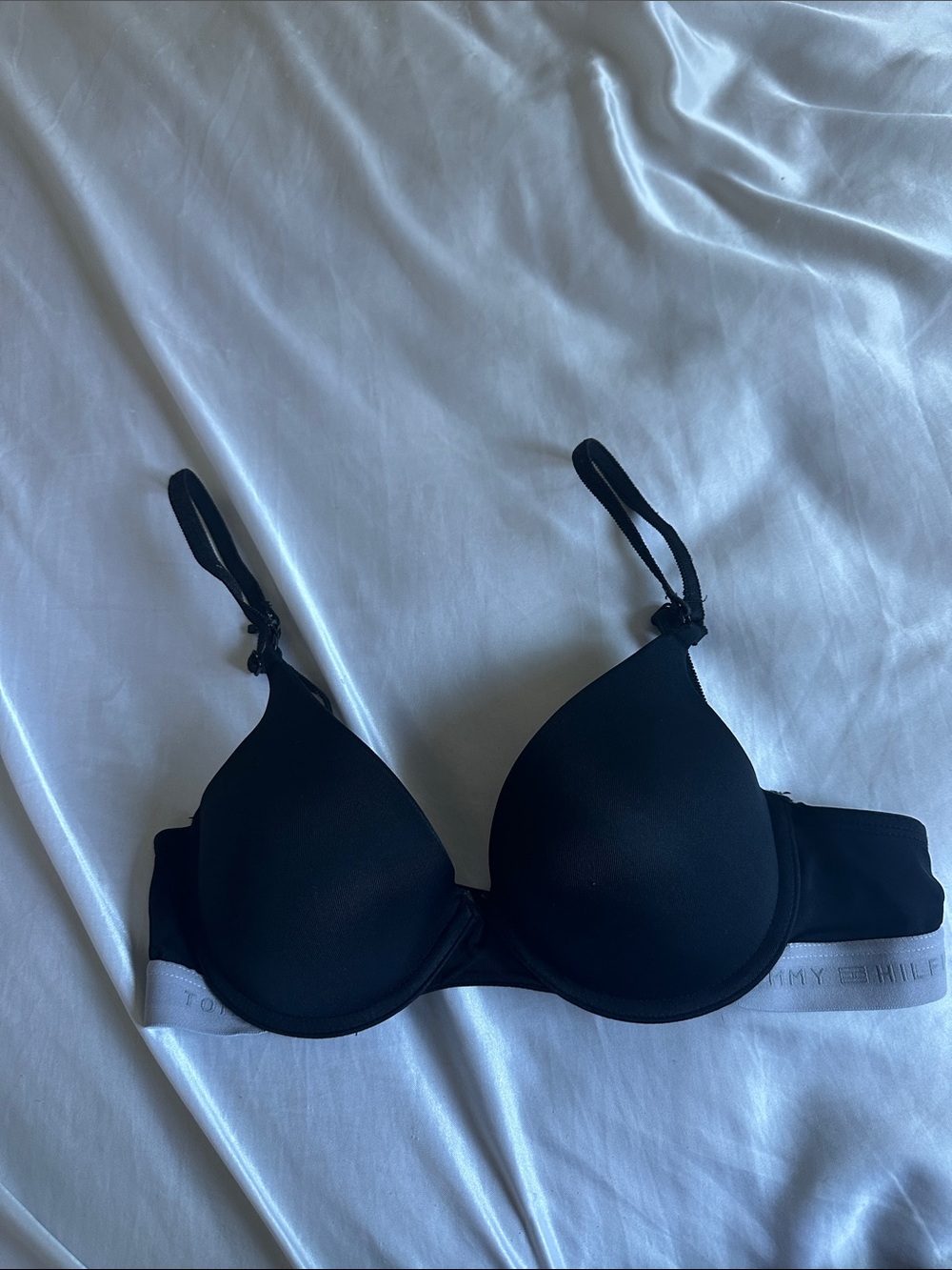 Tommy Hilfiger Black Padded T-Shirt Bra